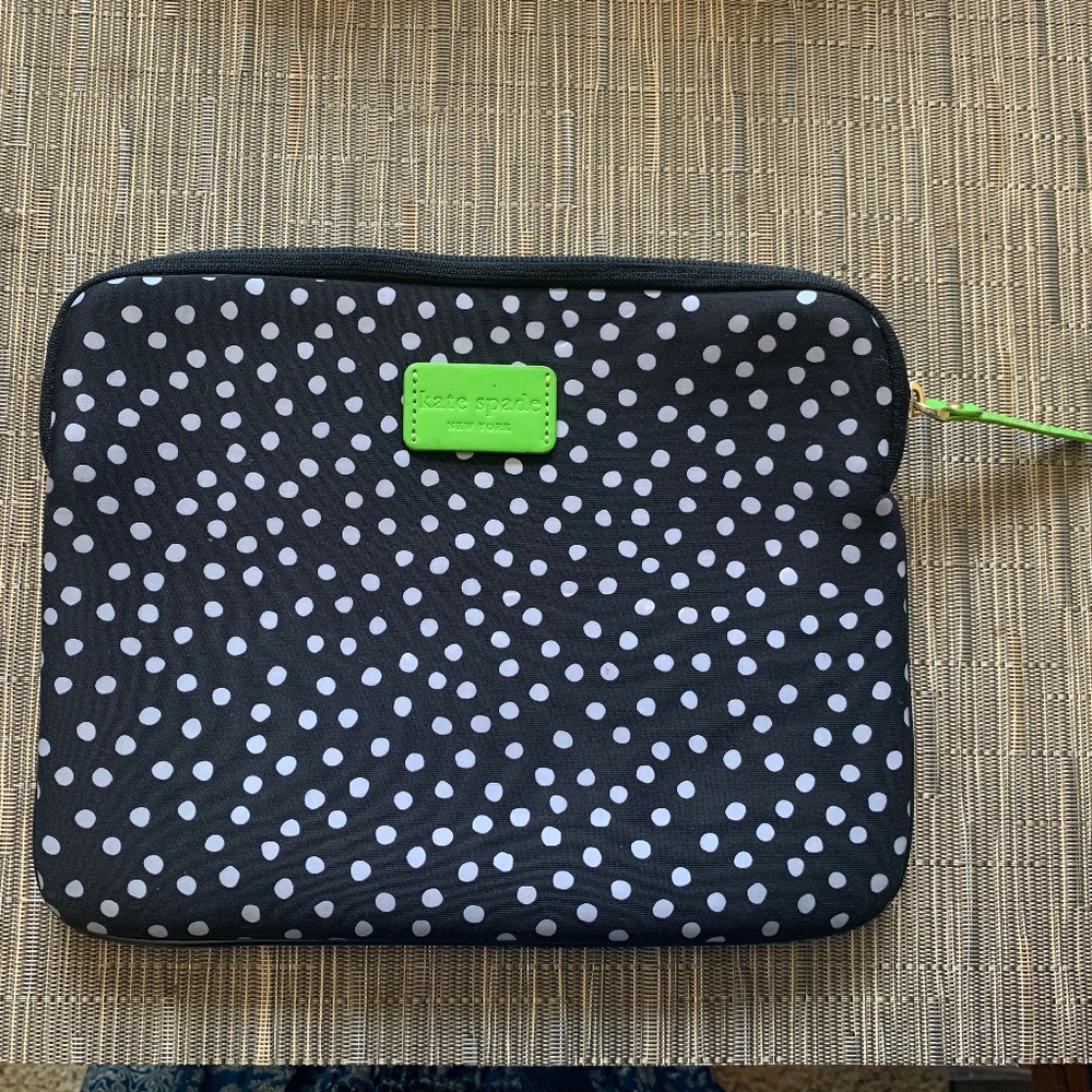 Kate Spade Ipad Spotty Case - Black & White Dots